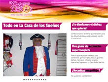Tablet Screenshot of lacasadelossuenos.mx